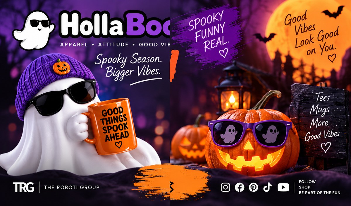 HollaBoo soft launch, September 7 to 24, 2026. Spooky season, bigger vibes.